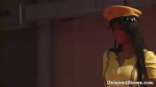 أبيض البشرة النمر مارس الجنس من قبل رجل أسود نحيف سكسي الامهات مترجم